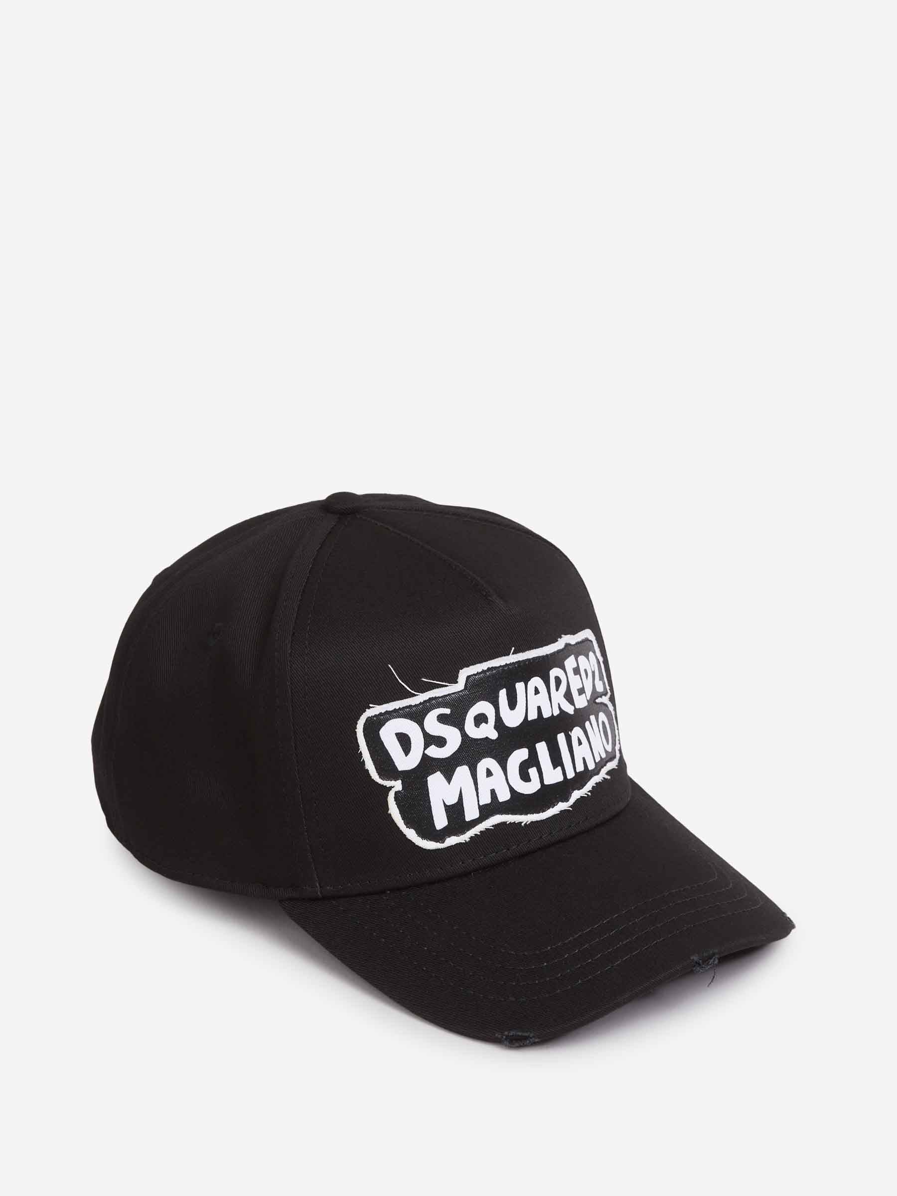 Dsquared2 Hombre Barcelona Gorra Logo Algodón color Negro sku 695-001900 01 - Foto 1