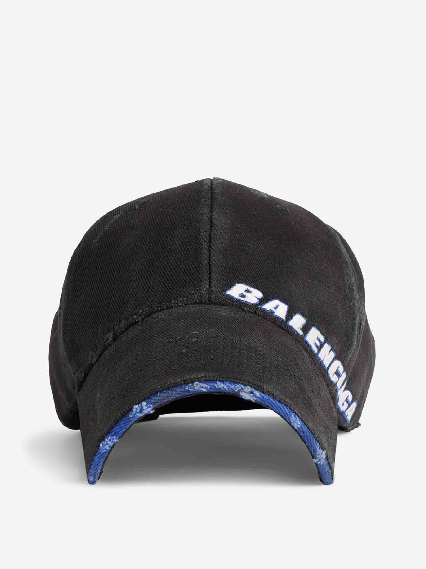 Balenciaga Hombre Barcelona Gorra Tilted Typo color Negro sku 695-001902 01 - Foto 1