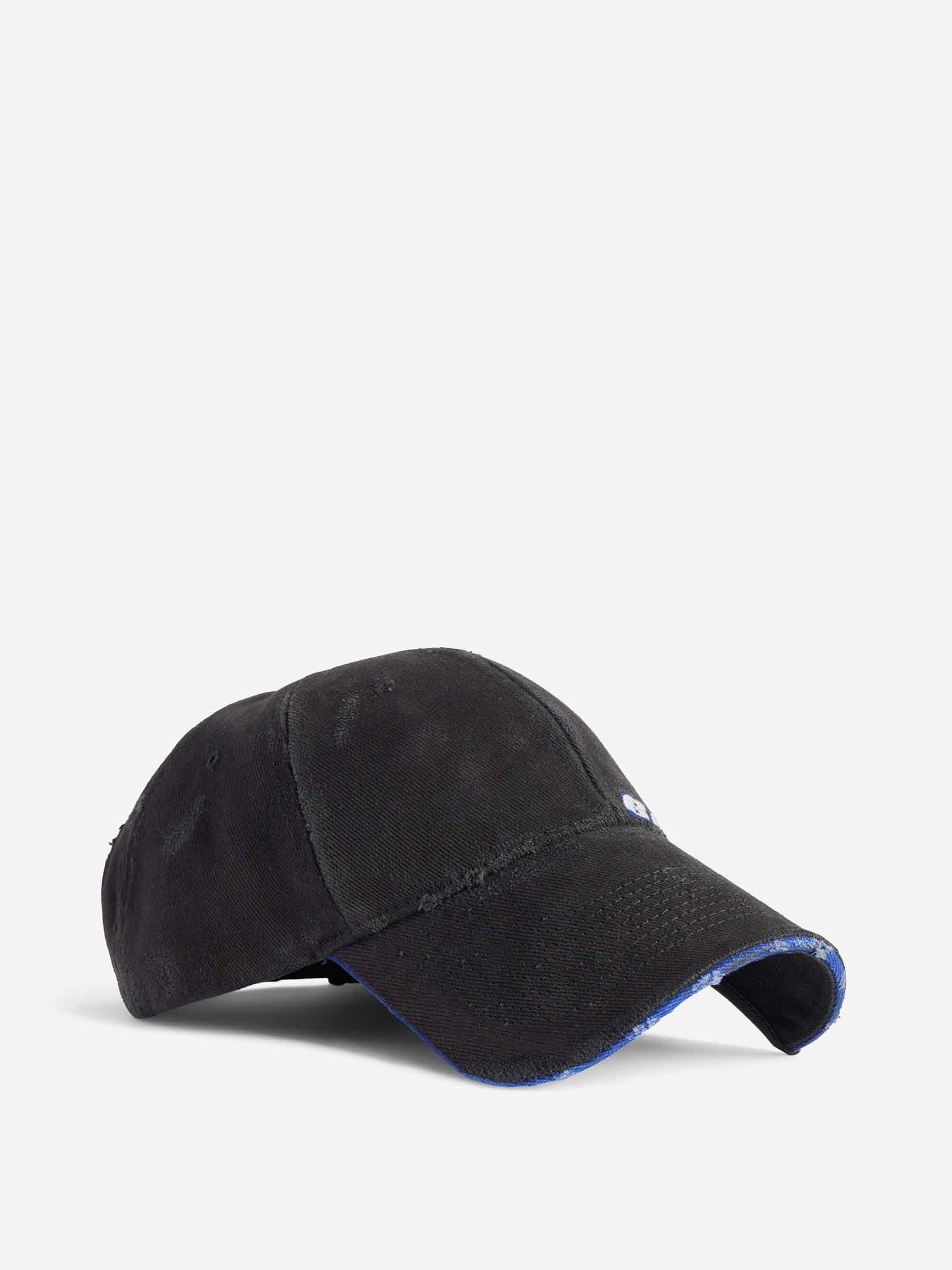 Balenciaga Hombre Barcelona Gorra Tilted Typo color Negro sku 695-001902 01 - Foto 2