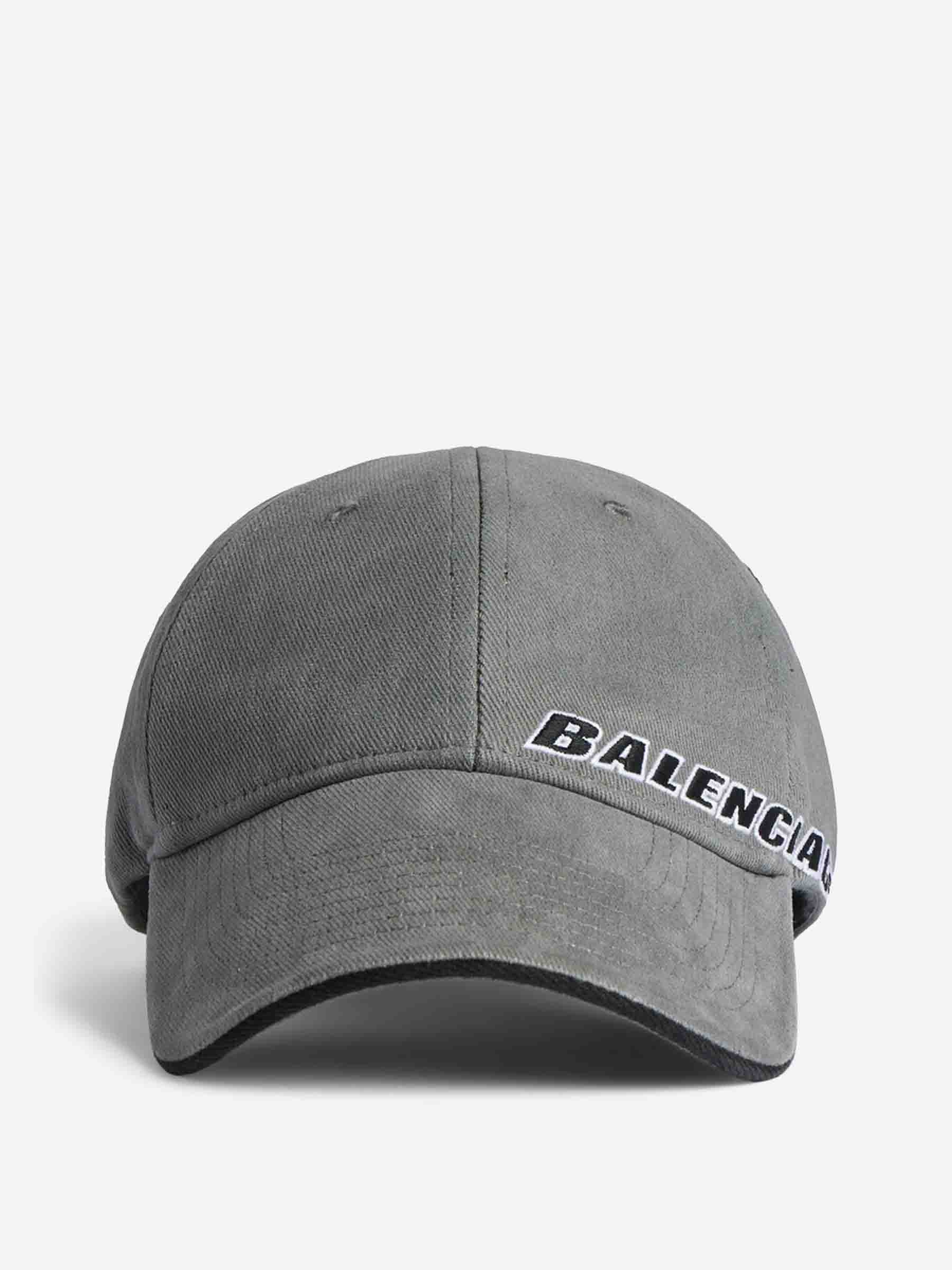 Balenciaga Hombre Barcelona Gorra Tilted Typo color Gris sku 695-001902 02 - Foto 1