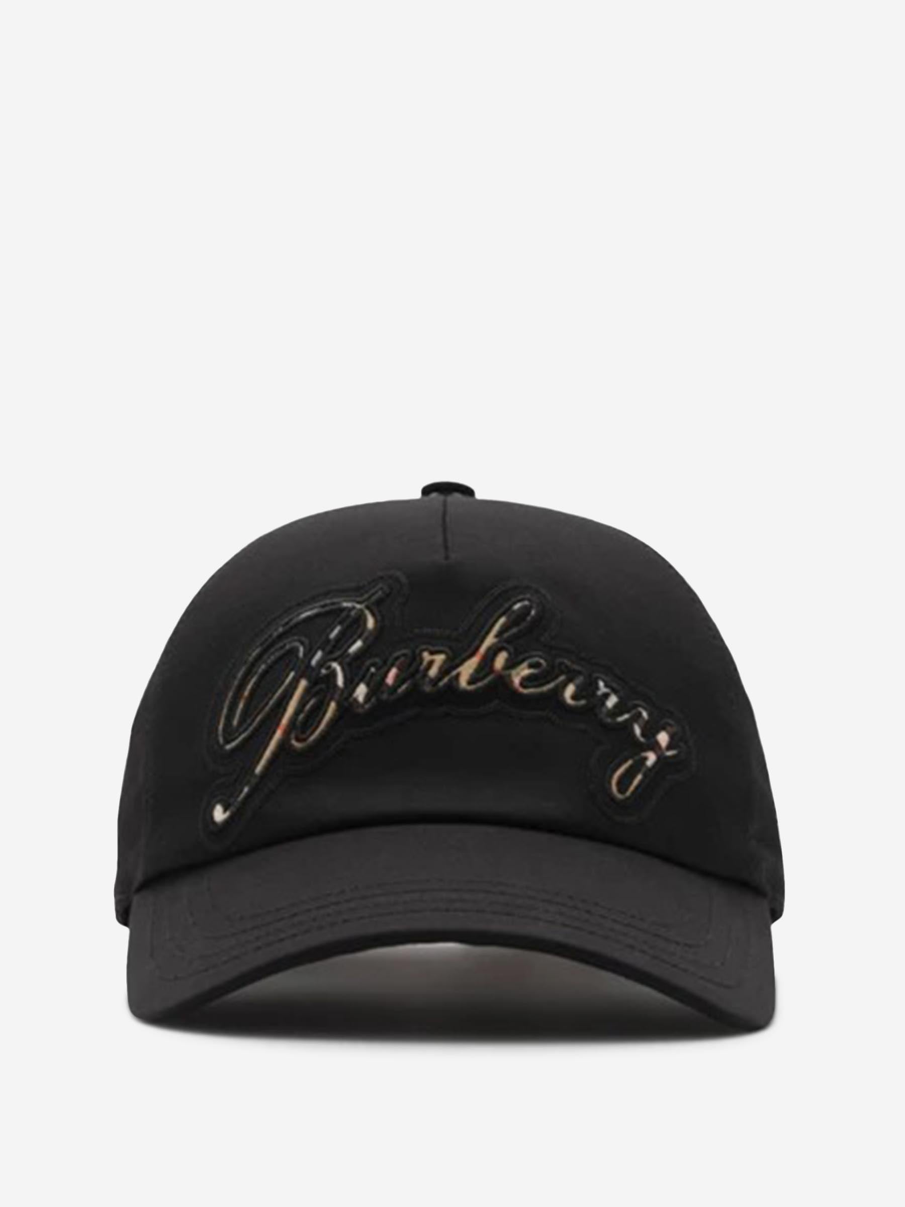 Burberry Hombre Barcelona Gorra Logo Check color Negro sku 695-001904 01 - Foto 1
