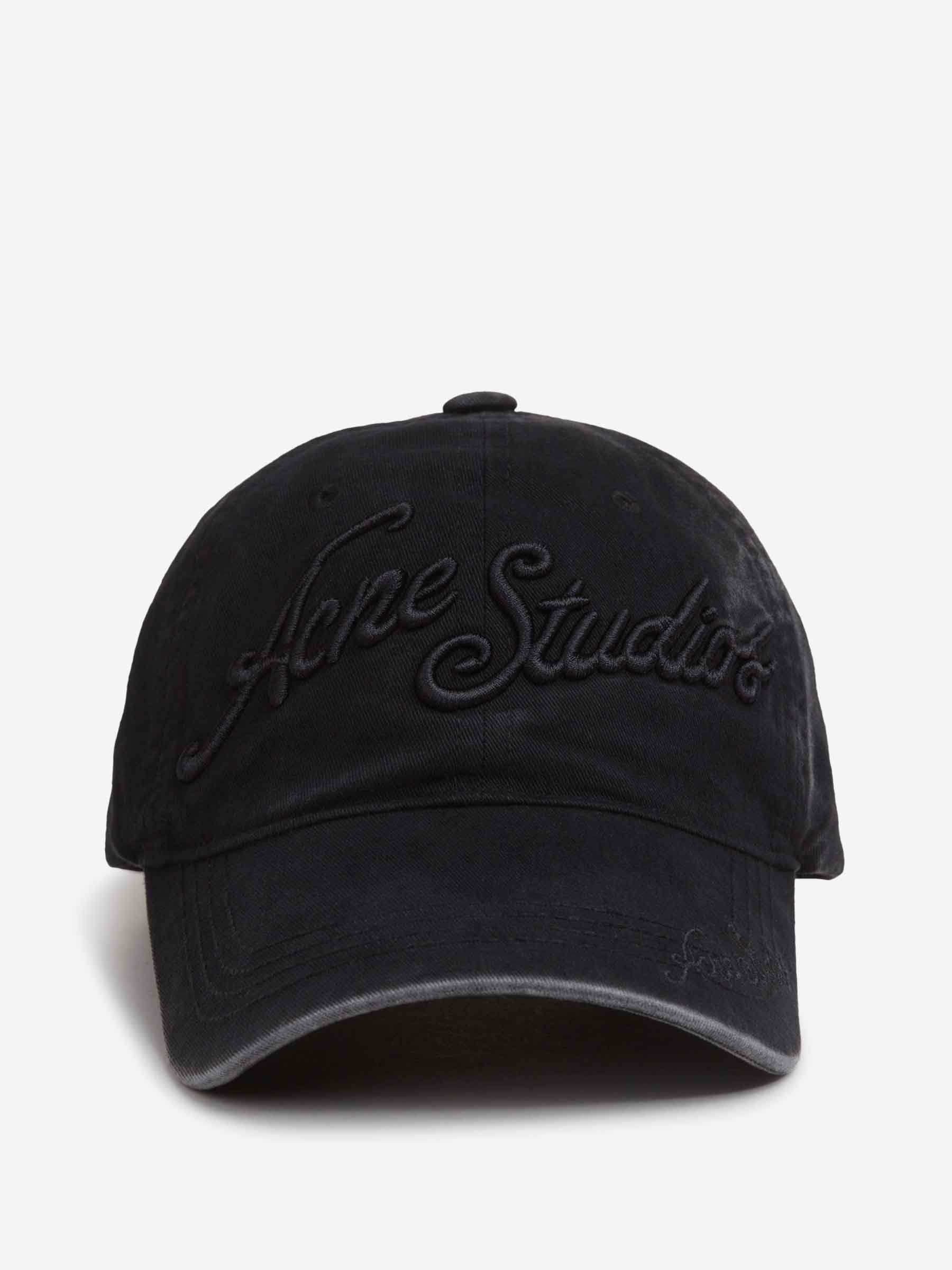 Acne Studios Hombre Barcelona Gorra Logo color Negro sku 695-001915 03 - Foto 2