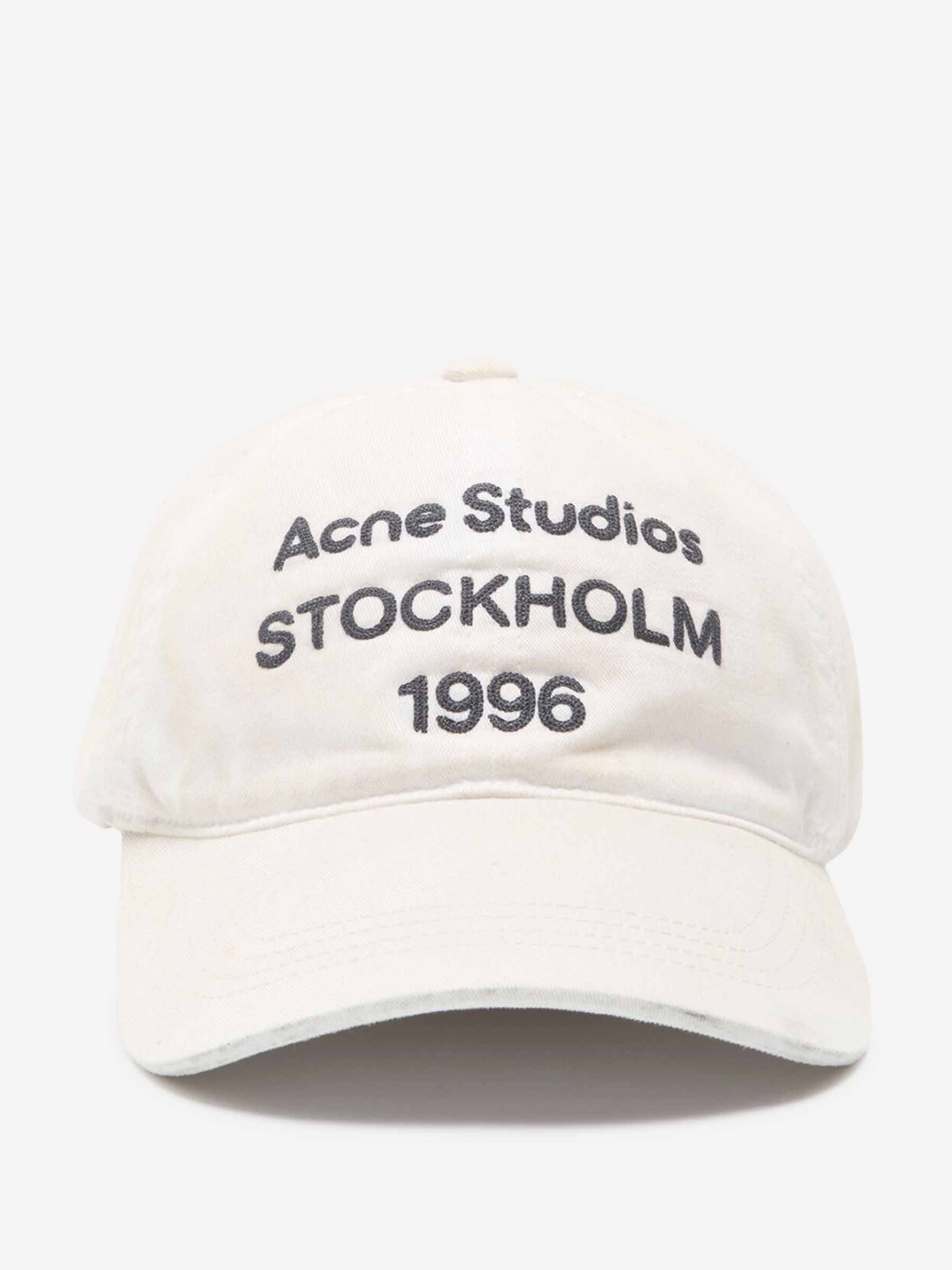 Acne Studios Hombre Barcelona Gorra Logo color Blanco sku 695-001916 01 - Foto 1