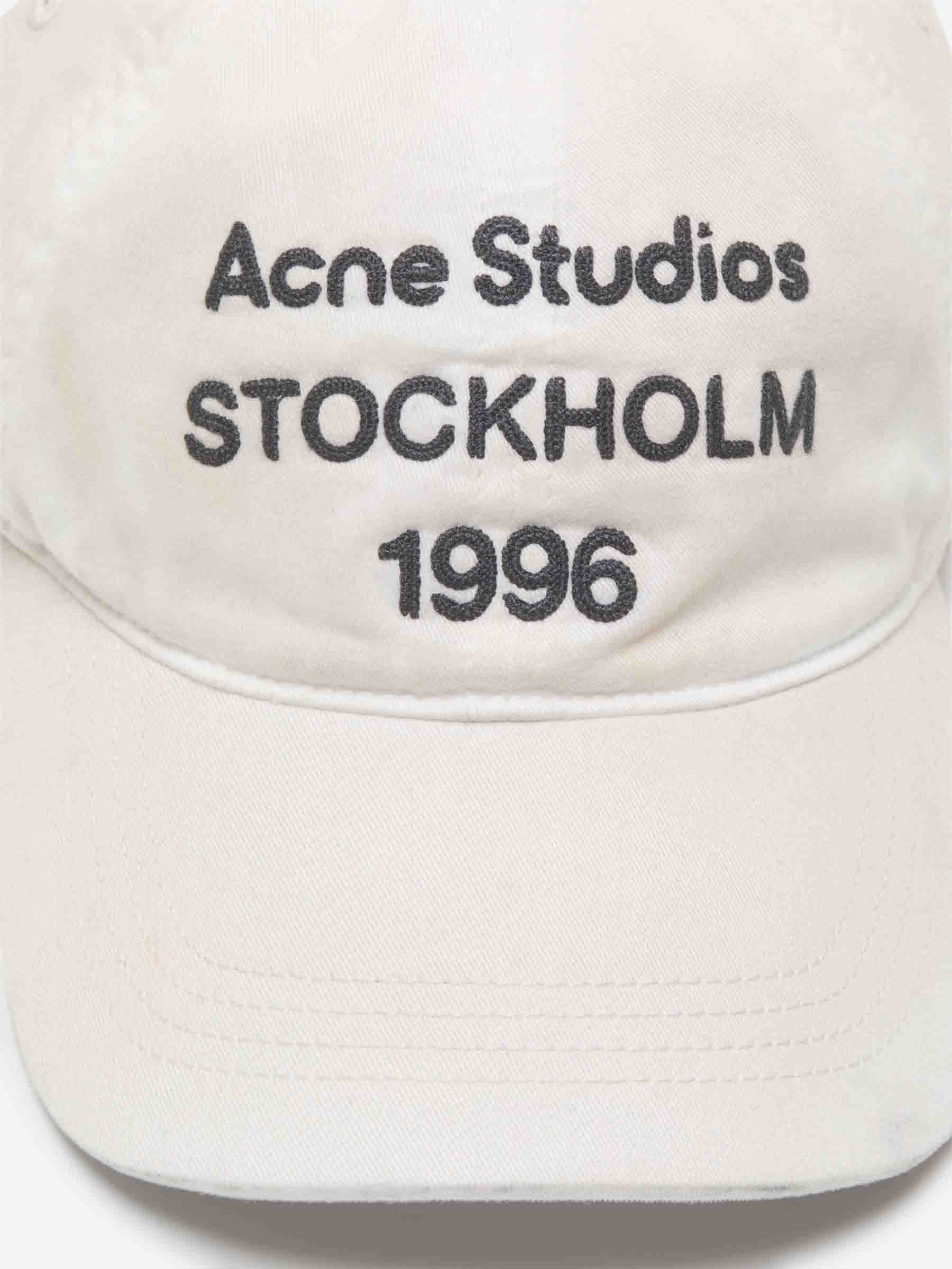 Acne Studios Hombre Barcelona Gorra Logo color Blanco sku 695-001916 01 - Foto 2