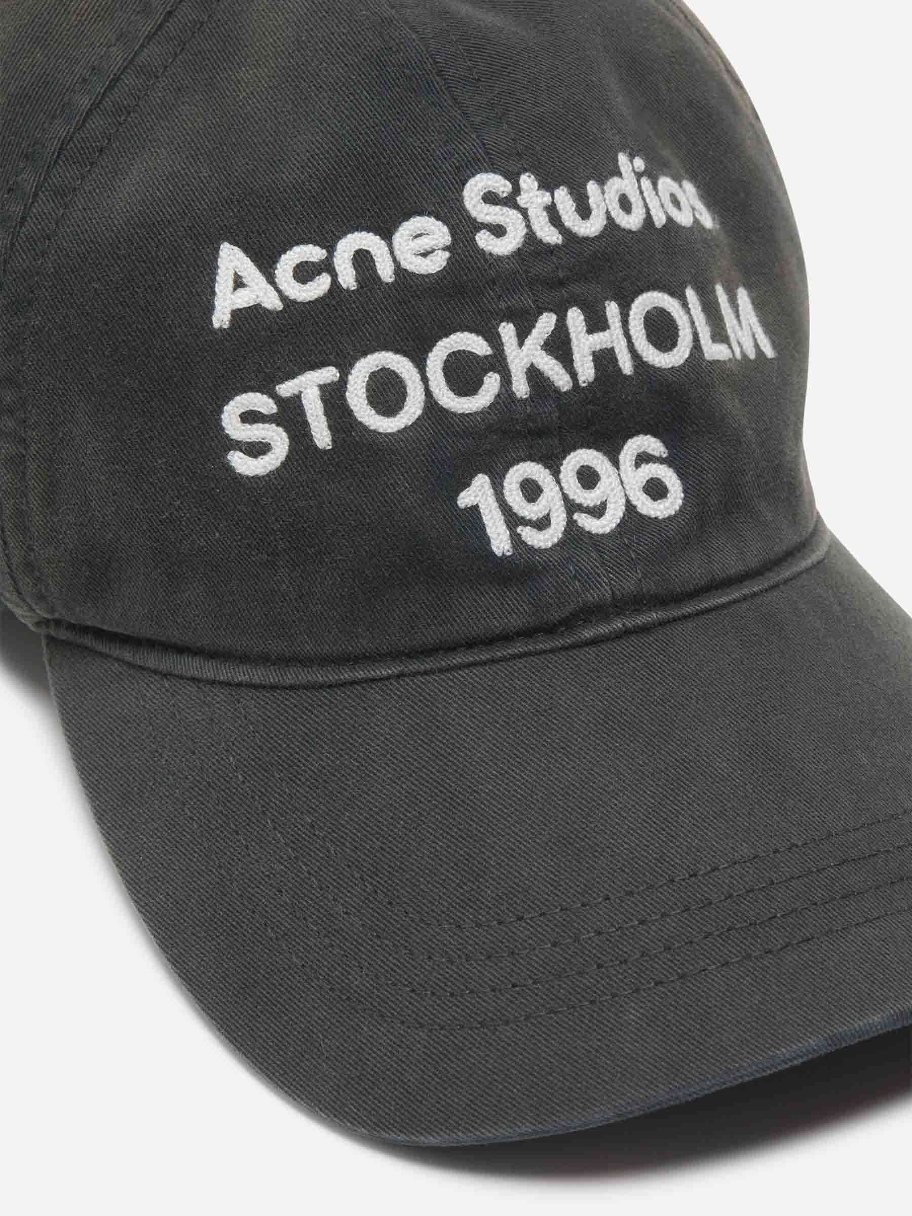 Acne Studios Hombre Barcelona Gorra Logo color Negro sku 695-001916 02 - Foto 2
