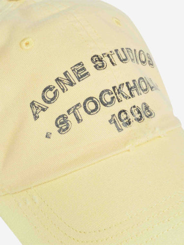 Acne Studios Hombre Barcelona Gorra Logo color Amarillo sku 695-001918 01 - Foto 3