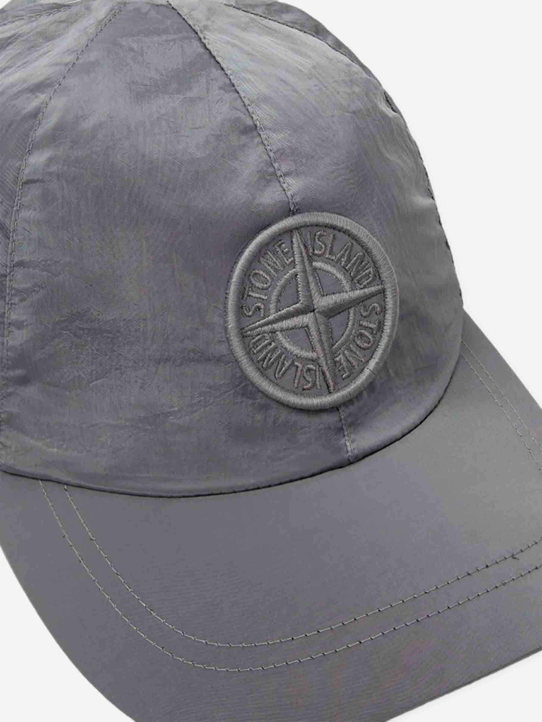 Stone Island Hombre Barcelona Gorra Nylon Oxford color Gris sku 695-001925 03 - Foto 2