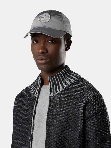 Stone Island Hombre Barcelona Gorra Nylon Oxford color Gris sku 695-001925 03 - Foto 4