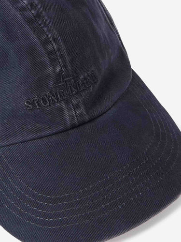 Stone Island Hombre Barcelona Gorra Béisbol Algodón color Azul Marino sku 695-001927 02 - Foto 4