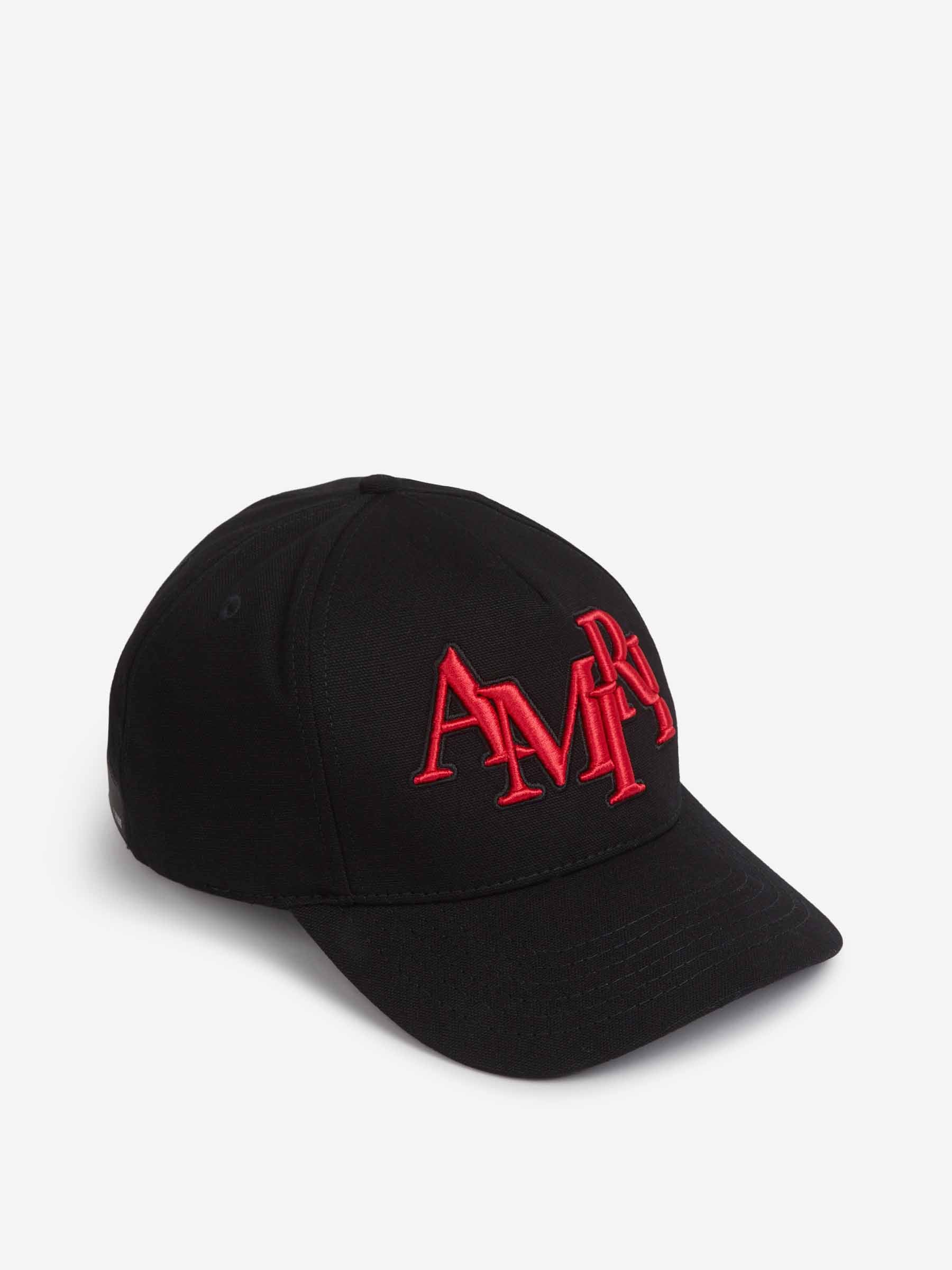 Amiri Hombre Barcelona Gorra Logo Staggered color Negro sku 695-001933 01 - Foto 1