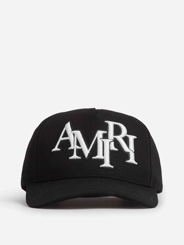 Amiri Hombre Barcelona Gorra Logo Staggered color Negro sku 695-001933 02 - Foto 2