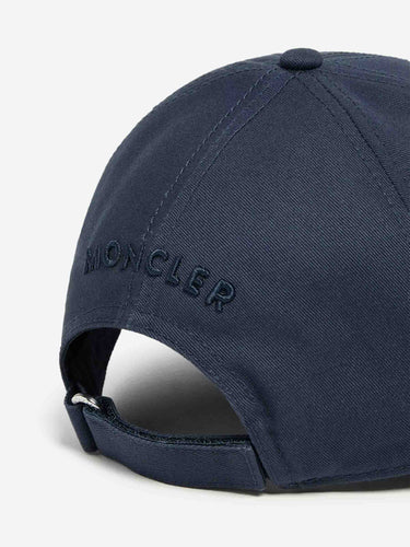 Moncler Hombre Barcelona Gorro Baseball Logo color Azul Noche sku 695-001942 02 - Foto 3