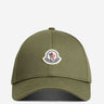 Moncler Hombre Barcelona Gorro Baseball Logo color Verde Militar sku 695-001942 03 - Foto 1