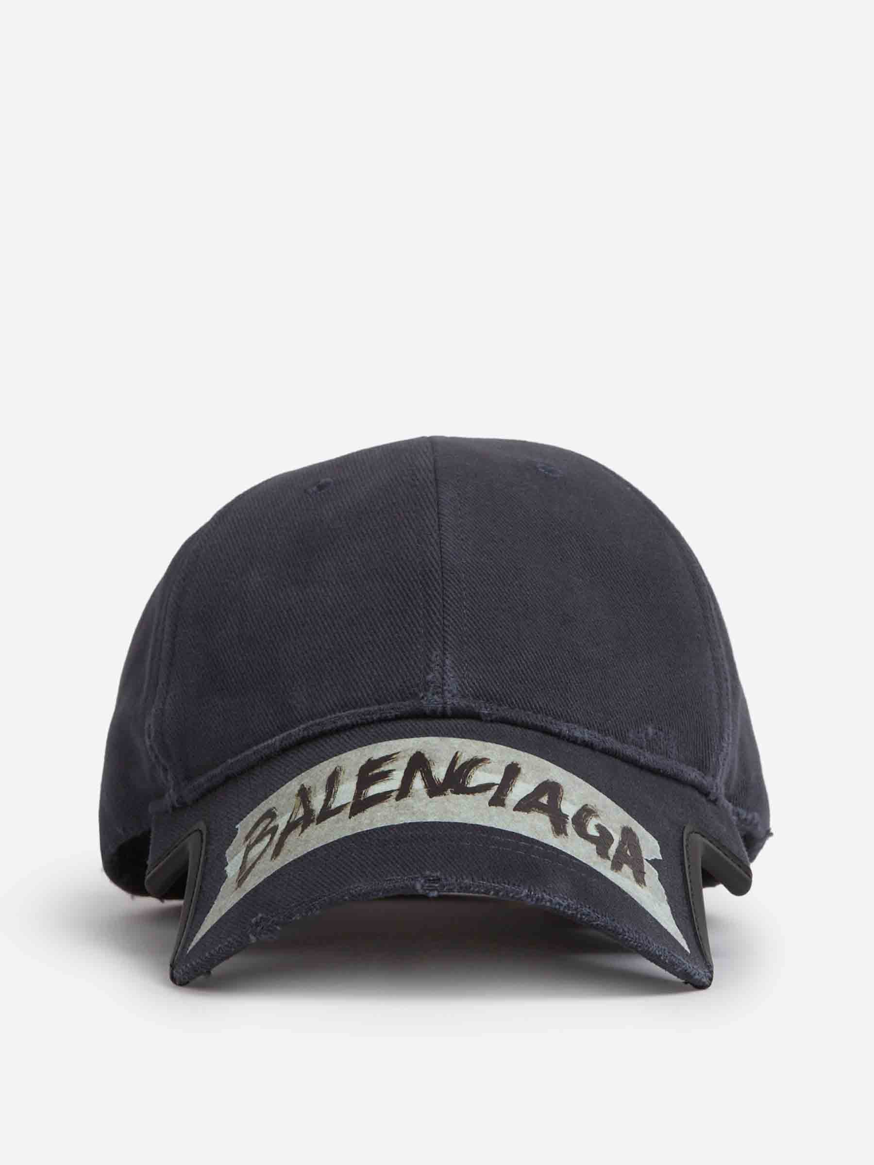 Balenciaga Hombre Barcelona Gorra Masking Tape color Negro sku 695-001950 01 - Foto 2