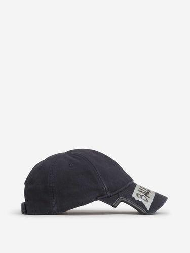 Balenciaga Hombre Barcelona Gorra Masking Tape color Negro sku 695-001950 01 - Foto 3