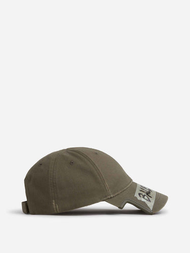 Balenciaga Hombre Barcelona Gorra Masking Tape color Verde Militar sku 695-001950 02 - Foto 3