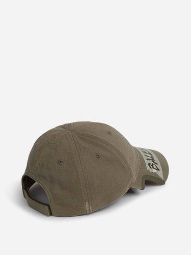 Balenciaga Hombre Barcelona Gorra Masking Tape color Verde Militar sku 695-001950 02 - Foto 4