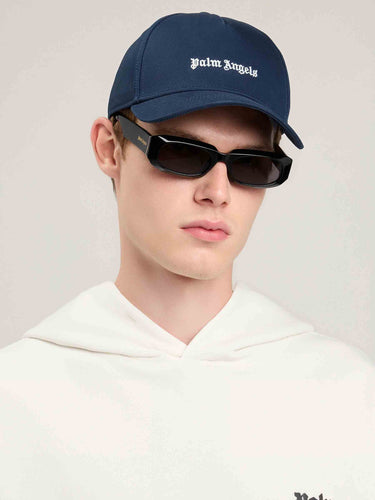 Palm Angels Hombre Barcelona Gorra Logo color Azul Noche sku 695-001961 03 - Foto 2