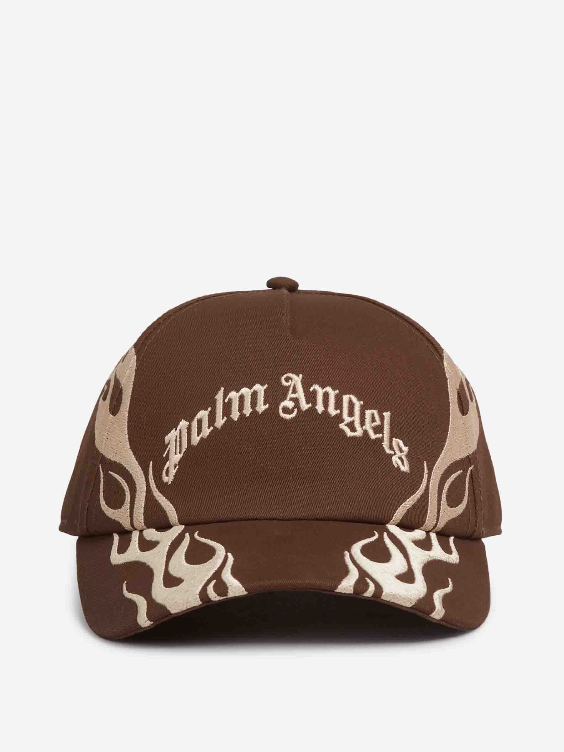 Palm Angels Hombre Barcelona Gorra Flames color Marrón sku 695-001962 01 - Foto 1