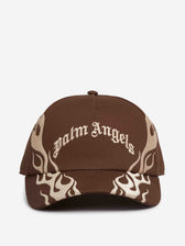 Palm Angels Hombre Barcelona Gorra Flames color Marrón sku 695-001962 01 - Foto 1