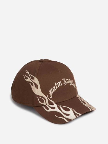 Palm Angels Hombre Barcelona Gorra Flames color Marrón sku 695-001962 01 - Foto 2