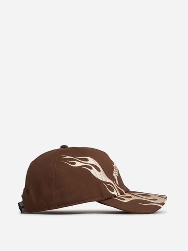 Palm Angels Hombre Barcelona Gorra Flames color Marrón sku 695-001962 01 - Foto 3