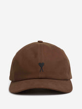 Ami Paris Hombre Barcelona Gorra Logo Algodón color Marrón Oscuro sku 695-002004 01 - Foto 1