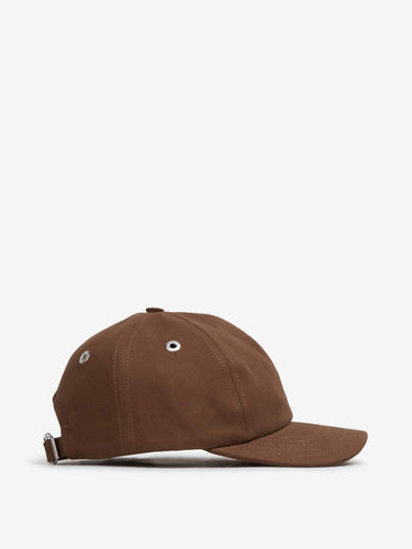 Ami Paris Hombre Barcelona Gorra Logo Algodón color Marrón Oscuro sku 695-002004 01 - Foto 3