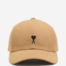 Ami Paris Hombre Barcelona Gorra Logo Algodón color Camel sku 695-002004 02 - Foto 1