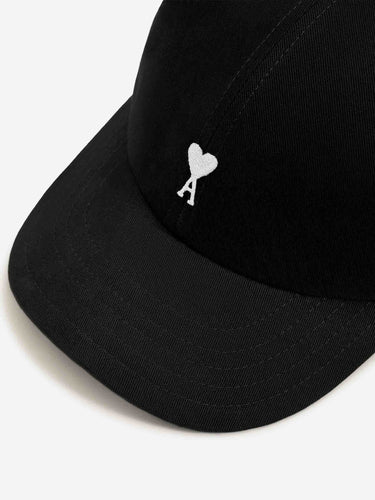Ami Paris Hombre Barcelona Gorra Logo Algodón color Negro sku 695-002004 03 - Foto 3
