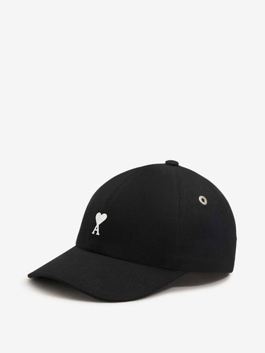 Ami Paris Hombre Barcelona Gorra Logo Algodón color Negro sku 695-002004 03 - Foto 4
