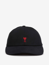 Ami Paris Hombre Barcelona Gorra Logo Algodón color Negro sku 695-002005 07 - Foto 1