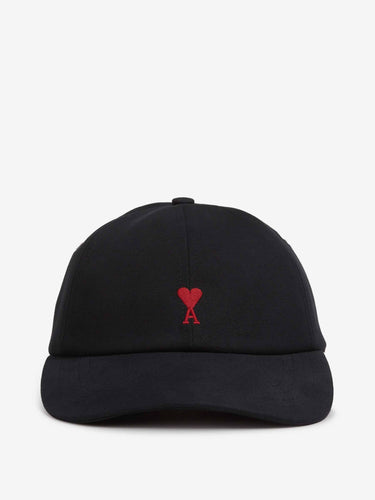 Ami Paris Hombre Barcelona Gorra Logo Algodón color Negro sku 695-002005 07 - Foto 1