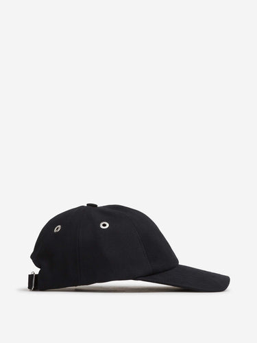 Ami Paris Hombre Barcelona Gorra Logo Algodón color Negro sku 695-002005 07 - Foto 3
