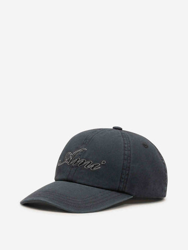 Ami Paris Hombre Barcelona Gorra Logo Algodón color Azul Índigo sku 695-002006 01 - Foto 4