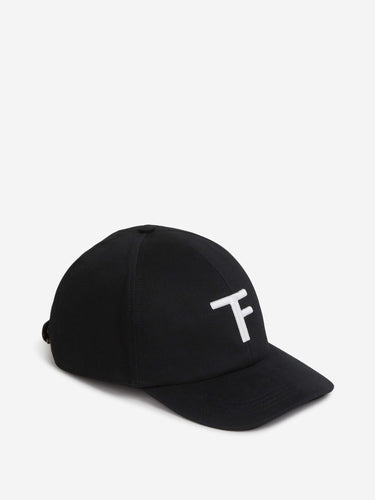 Tom Ford Hombre Barcelona Gorra Logo color Negro sku 695-002008 02 - Foto 2