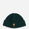 Ami Paris Hombre Barcelona Gorro Canalé Lana color Verde Jungla sku 695-002009 01 - Foto 1