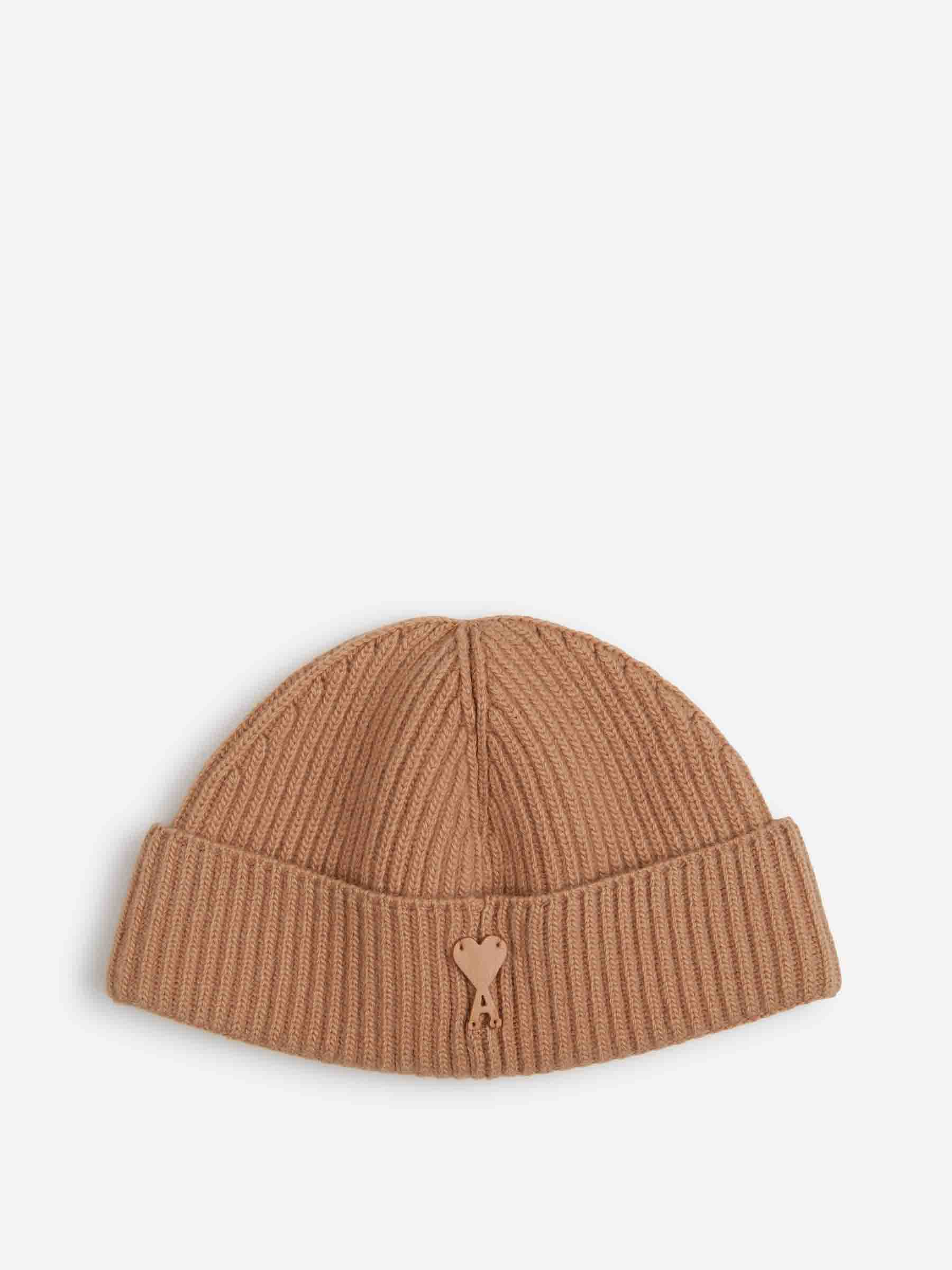 Ami Paris Hombre Barcelona Gorro Canalé Lana color Caramelo sku 695-002009 02 - Foto 1