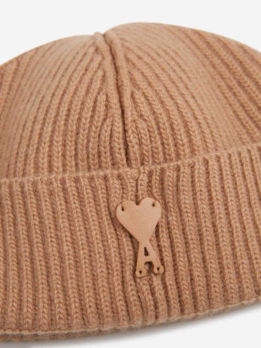Ami Paris Hombre Barcelona Gorro Canalé Lana color Caramelo sku 695-002009 02 - Foto 3