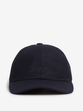 Brioni Hombre Barcelona Gorra Algodón Logo color Azul Noche sku 695-002017 01 - Foto 1
