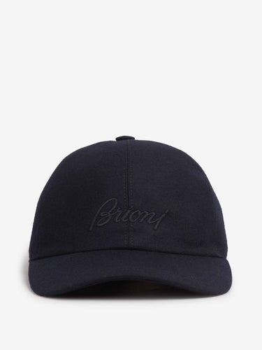 Brioni Hombre Barcelona Gorra Algodón Logo color Azul Noche sku 695-002017 01 - Foto 1