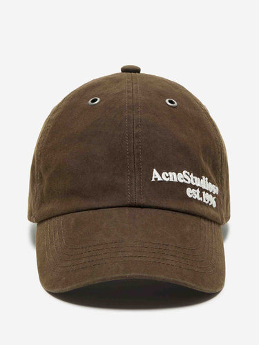 Acne Studios Hombre Barcelona Gorra Logo color Marrón Oscuro sku 695-002022 01 - Foto 1