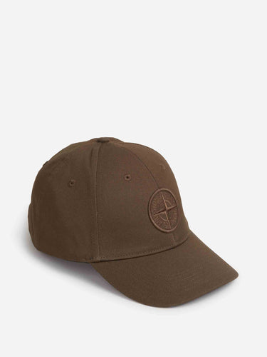 Stone Island Hombre Barcelona Gorra Béisbol Algodón color Marrón Oscuro sku 695-002047 03 - Foto 2