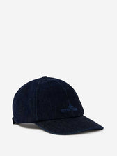 Stone Island Denim Hombre Barcelona Gorra Denim Logo color Azul Denim Oscuro sku 695-002048 01 - Foto 1