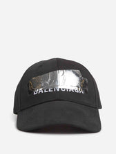 Balenciaga Hombre Barcelona Gorra Logo Algodón color Negro sku 695-002050 01 - Foto 1