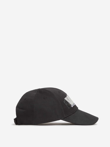 Balenciaga Hombre Barcelona Gorra Logo Algodón color Negro sku 695-002050 01 - Foto 3