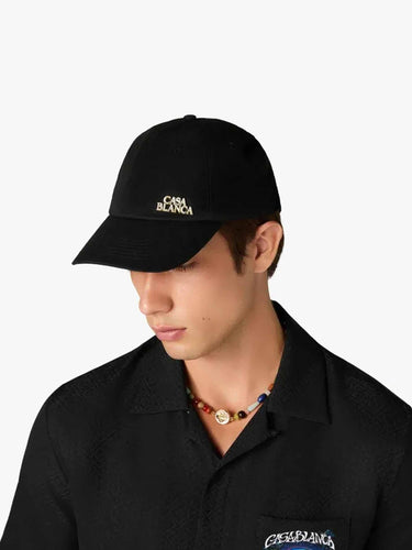 Casablanca Hombre Barcelona Gorra Logo Algodón color Negro sku 695-002058 01 - Foto 2