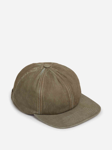 Maison Margiela Hombre Barcelona Gorra Algodón Desgastada color Verde Militar sku 695-002063 01 - Foto 2