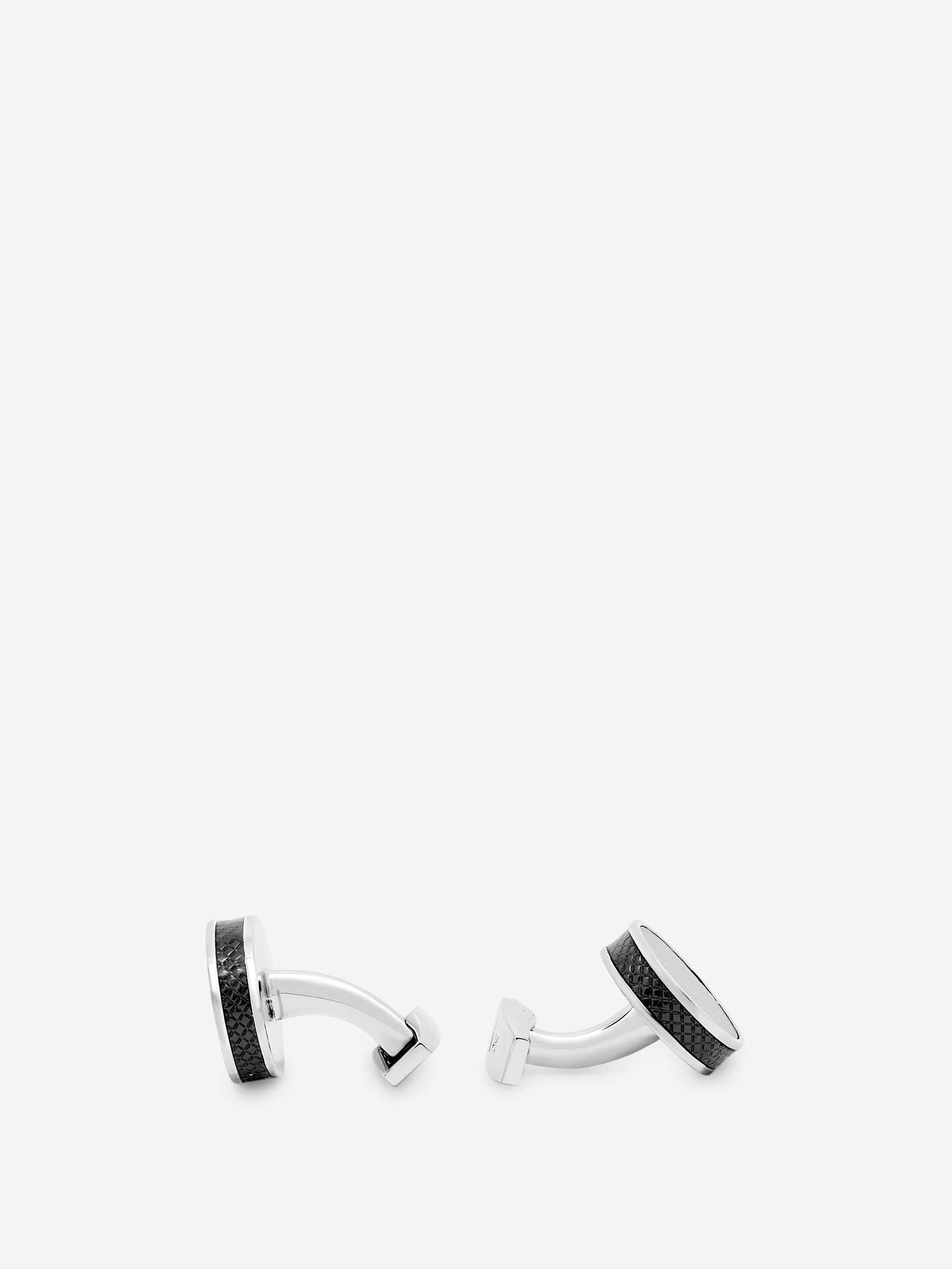 Tateossian Hombre Barcelona Gemelos Forma D color Negro sku 696-000988 01 - Foto 2