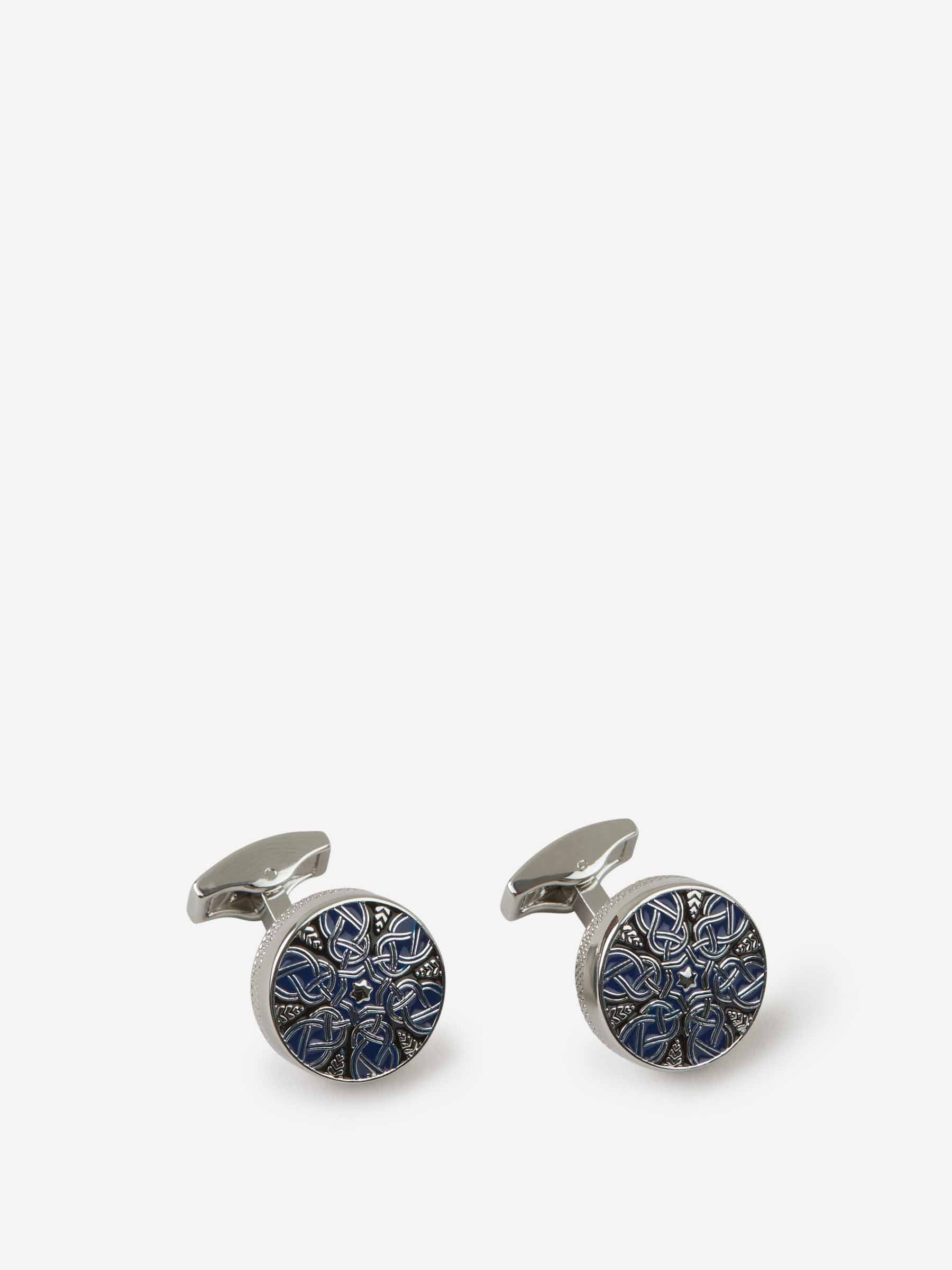 Tateossian Hombre Barcelona Gemelos Esmaltados Estrella color Azul sku 696-001038 01 - Foto 1